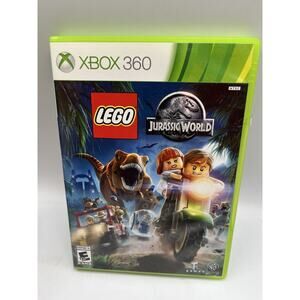 LEGO Jurassic World (Microsoft Xbox 360, 2015) With Manual - Tested & Working !